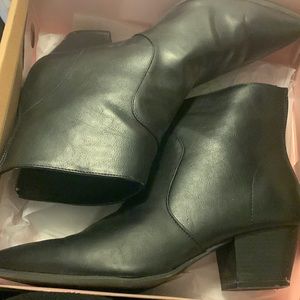 Black booties in good condition
